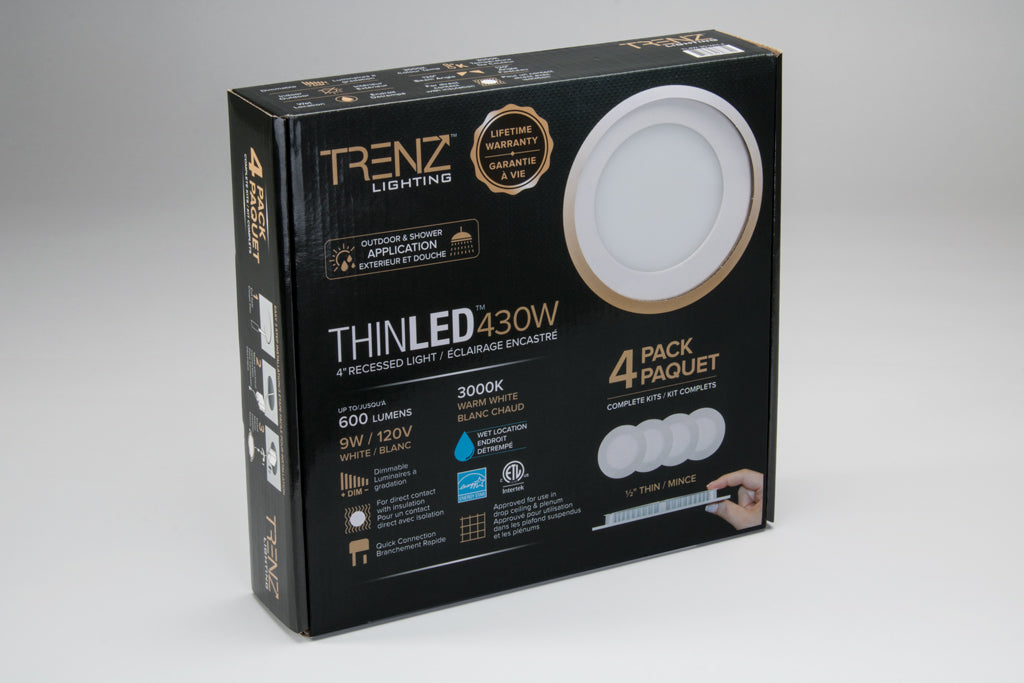 Trenz ThinLED - 4 Round - Wet Location - Multi-Pack – Trenz Lighting